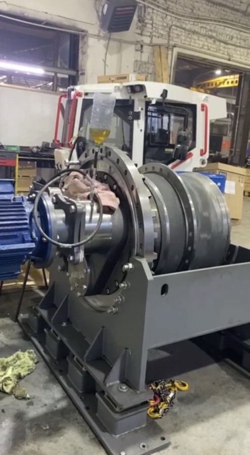 Запуск вибростенда.