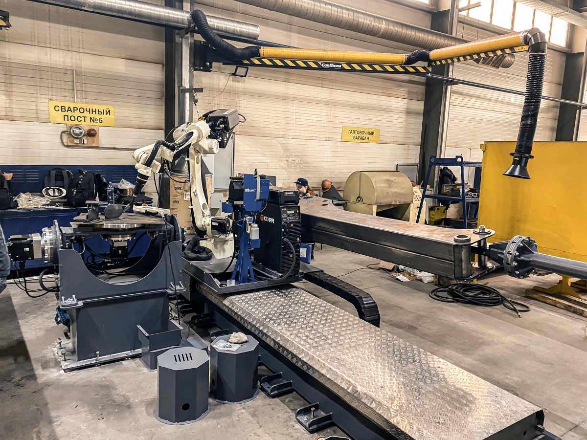 Запущен РТК на заводе УЗПМ АНТ в Миассе